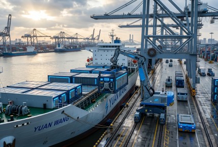 China Launches the World's First Standard Modular Battery-Swapping Ship