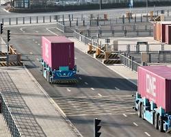 automated container terminal automated guided vehicle smart port operations photography