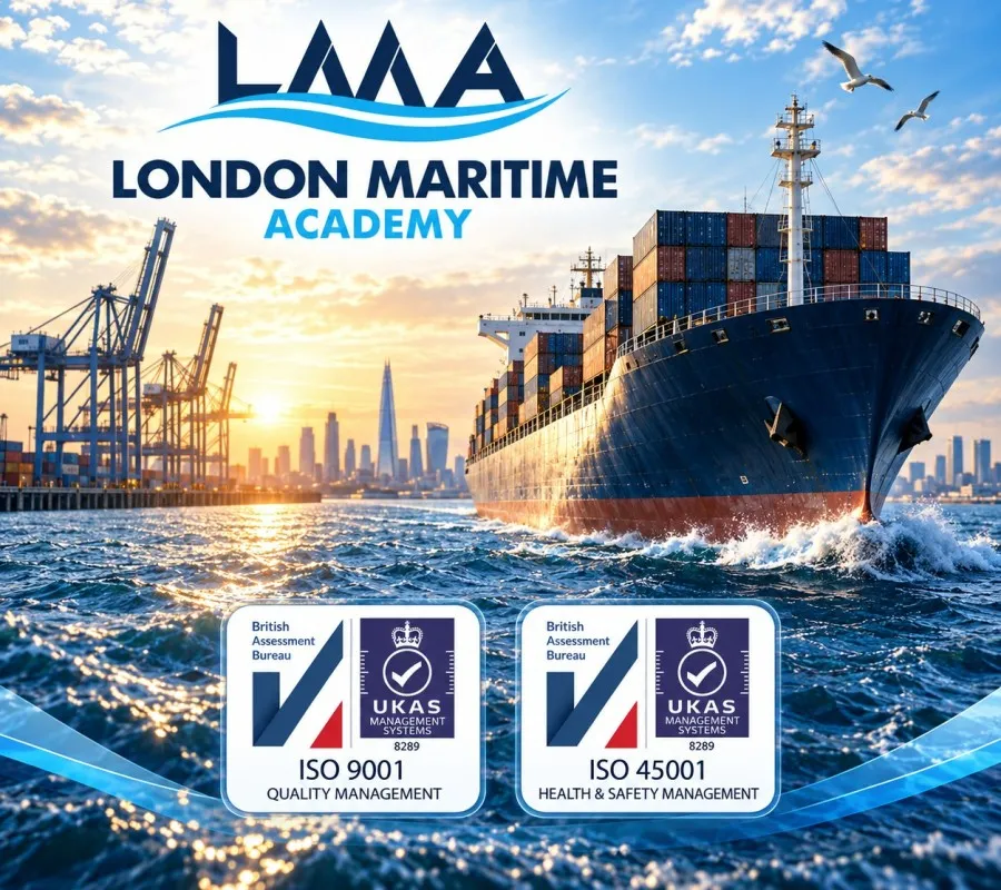 London Maritime Academy Achieves ISO 9001 & ISO 45001 Certification