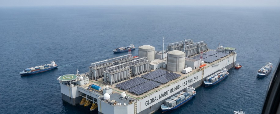 China Unveils a Floating Hub Powered by Nuclear Energy for Emissions-Free Shipping